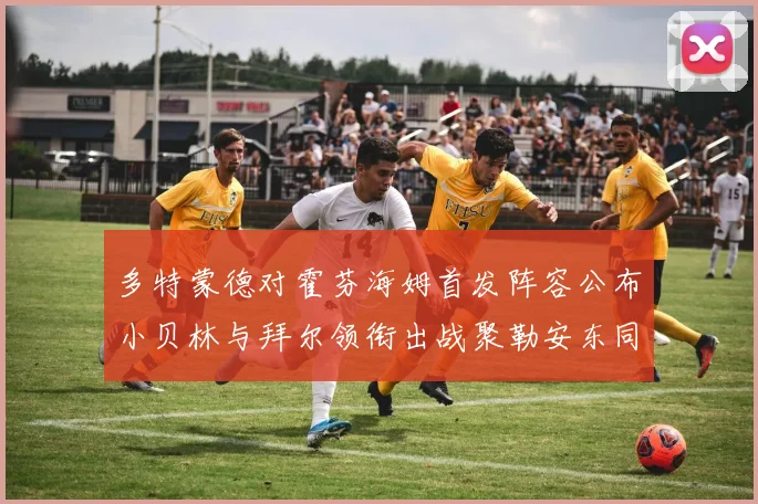 多特蒙德对霍芬海姆首发阵容公布小贝林与拜尔领衔出战聚勒安东同场竞技