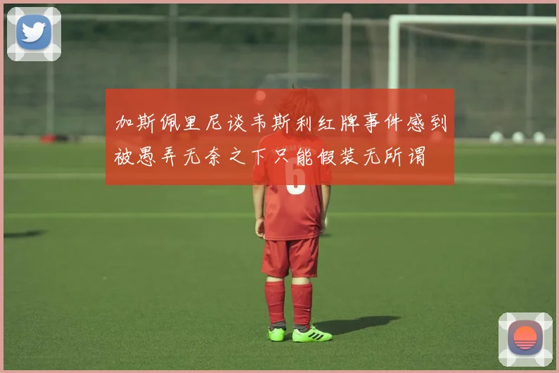 加斯佩里尼谈韦斯利红牌事件感到被愚弄无奈之下只能假装无所谓