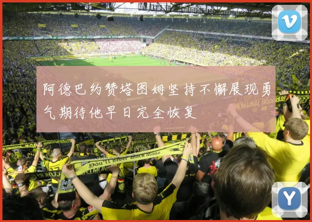 阿德巴约赞塔图姆坚持不懈展现勇气期待他早日完全恢复