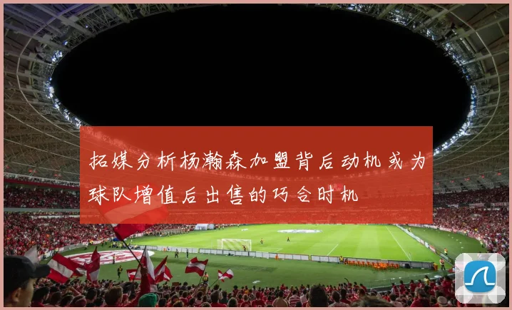 拓媒分析杨瀚森加盟背后动机或为球队增值后出售的巧合时机